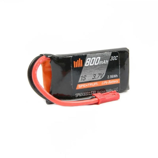 *CLEARANCE SALE* Spektrum 800mah 1S 3.7v 30C Smart LiPo Battery with JST Connector
