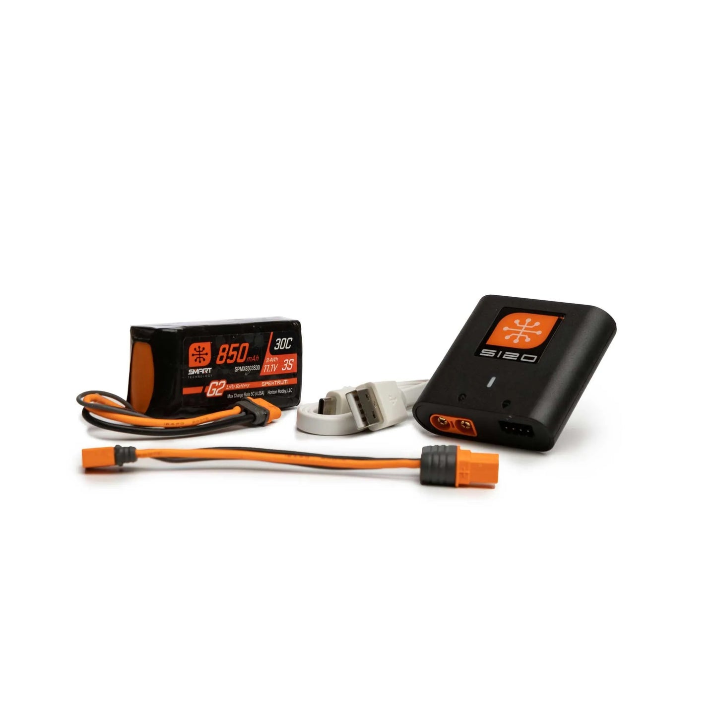 *CLEARANCE SALE*   Spektrum Smart G2 Air Powerstage Bundle with 850mah 3S LiPo and USB Charger