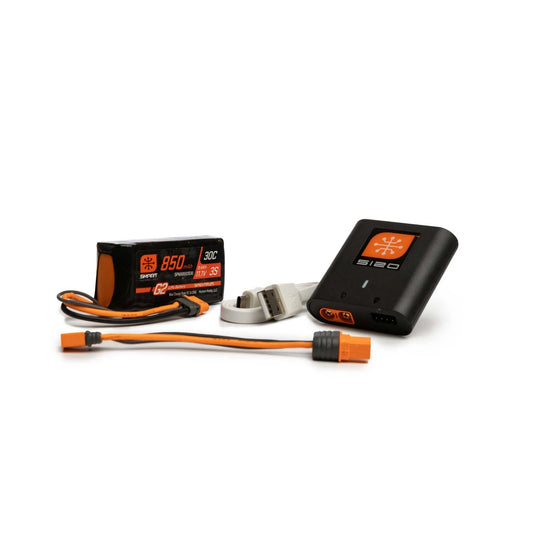 *CLEARANCE SALE*   Spektrum Smart G2 Air Powerstage Bundle with 850mah 3S LiPo and USB Charger