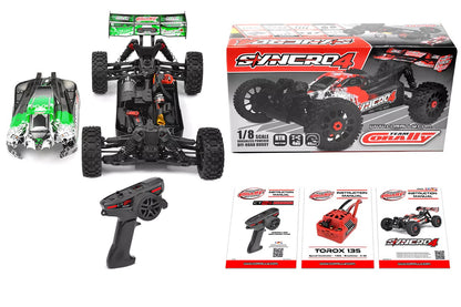 Team Corally SYNCRO 4S BUGGY Brushless Green (80+KMH) RTR *IN STOCK*
