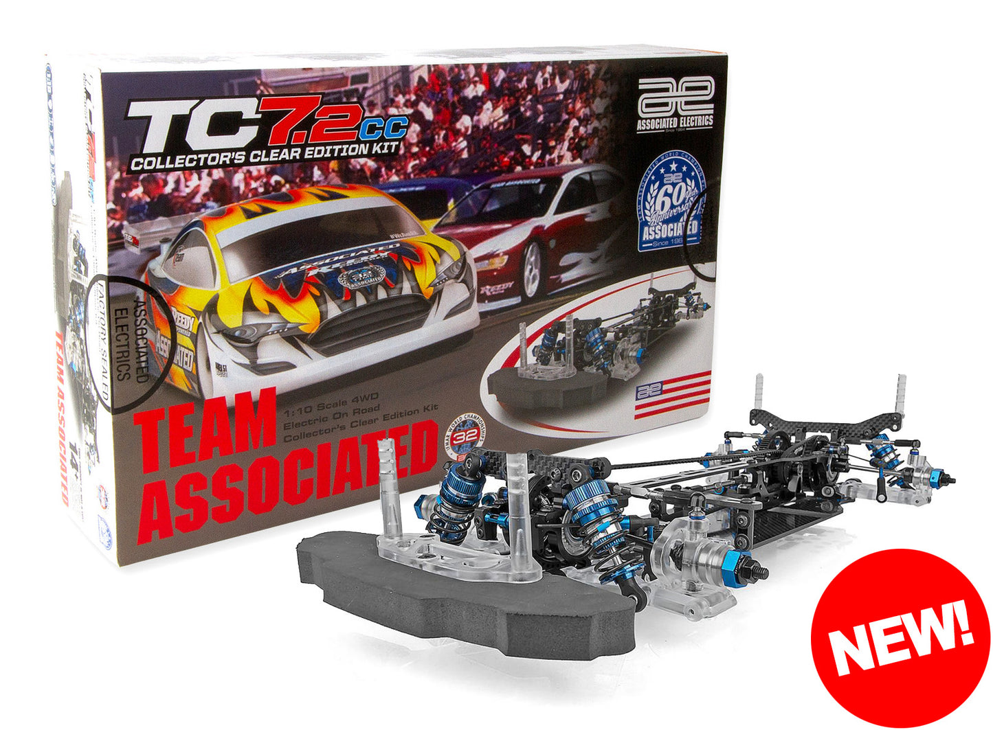Team Associated RC10 TC7.2CC Classic Collector's Edition Car Kit  *IN STOCK*