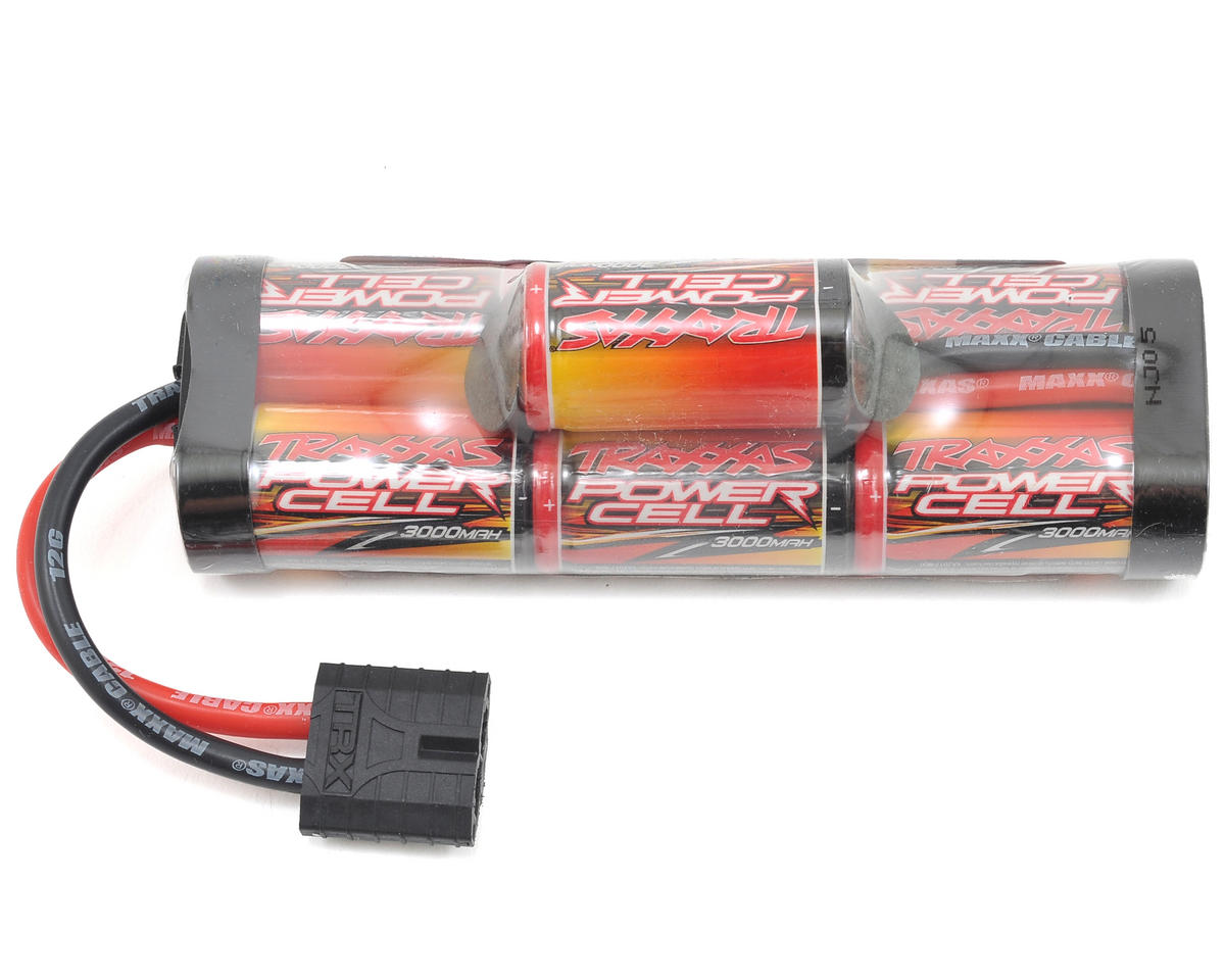 Traxxas Battery, Power Cell, 3000mAh (NiMH, 7-C hump, 8.4V)