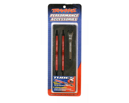 *CLEARANCE SALE* Traxxas Aluminum Toe Link Front Tubes (Red) (2)