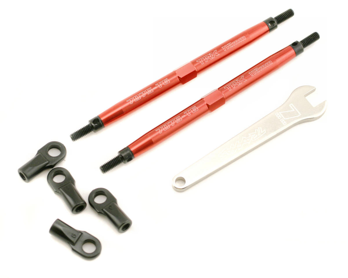 *CLEARANCE SALE* Traxxas Aluminum Toe Link Front Tubes (Red) (2)