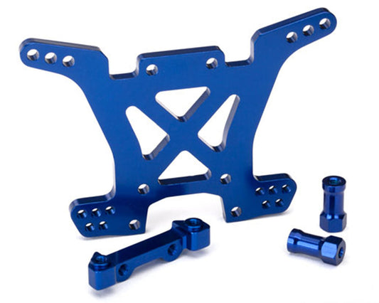 *CLEARANCE SALE* Traxxas Aluminum Rear Shock Tower (Blue)