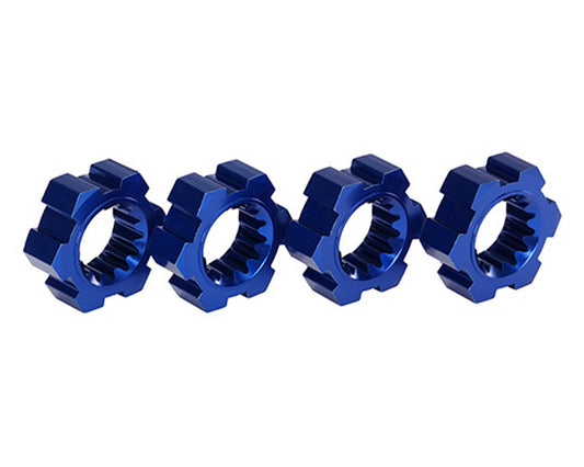 Traxxas X-Maxx Aluminum Wheel Hex Hub (Blue) (4)