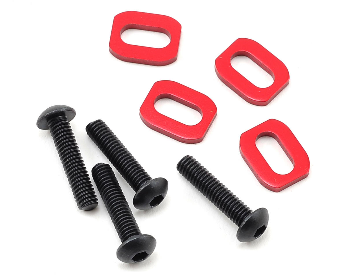 Traxxas X-Maxx Motor Mount Washer (Red) (4)