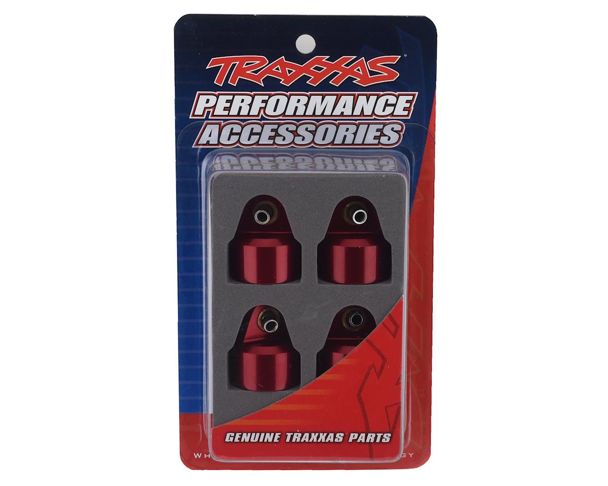 *CLEARANCE SALE* Traxxas Maxx GT-Maxx Aluminum Shock Caps (Red) (4)