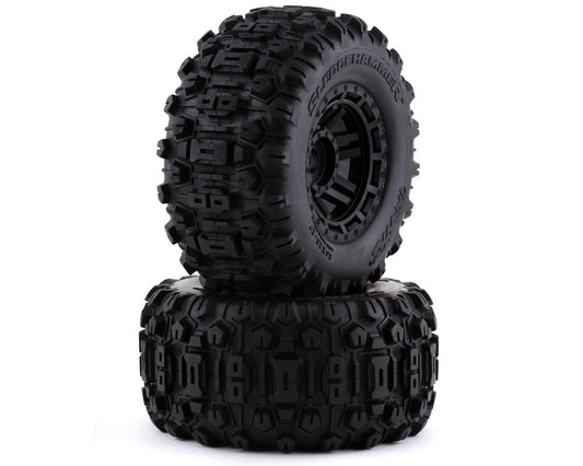 TRAXXAS Tires & wheels, assembled, glued *SOLD OUT*