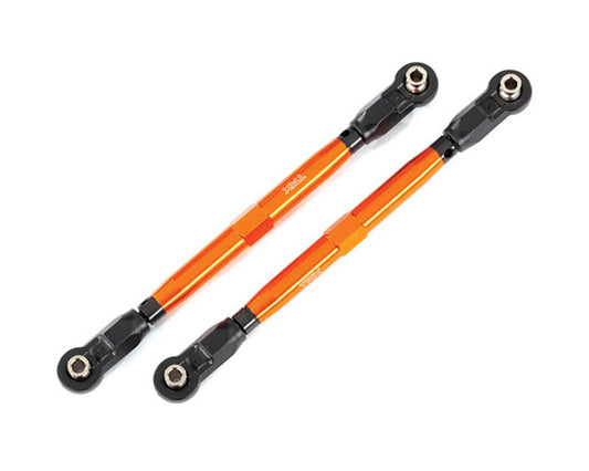 *CLEARANCE SALE* Traxxas WideMaxx Aluminum Toe Link Tubes (Orange) (2) (Use with TRA8995 WideMaxx Suspension Kit)
