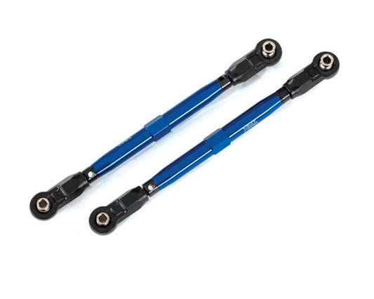 *CLEARANCE SALE* Traxxas WideMaxx Aluminum Toe Link Tubes (Blue) (2) (Use with TRA8995 WideMaxx Suspension Kit)