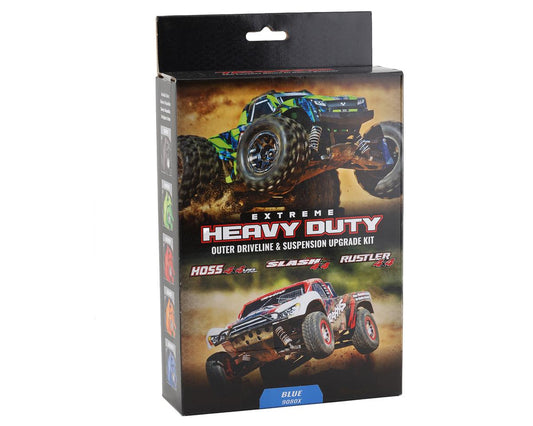 *CLEARANCE SALE*   Traxxas Hoss/Rustler/Slash 4x4 Extreme Heavy Duty Suspension Upgrade Kit (Blue)