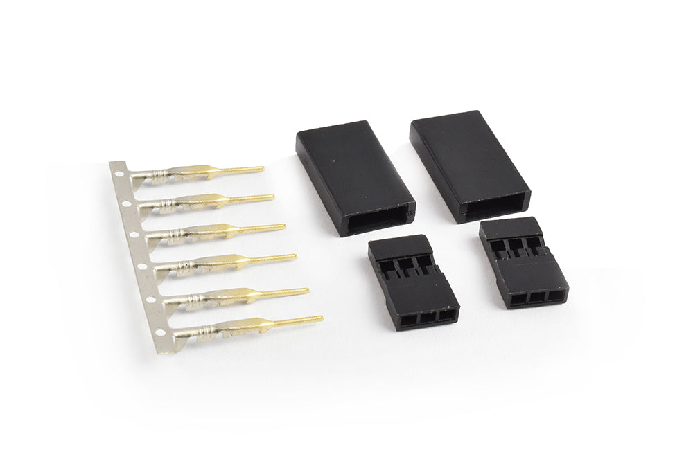 Futaba connector Female Gold plated terminals 2sets/bags
