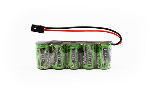 TORNADO RC 1600MAH 6.0V FLAT RX PACK NIMH