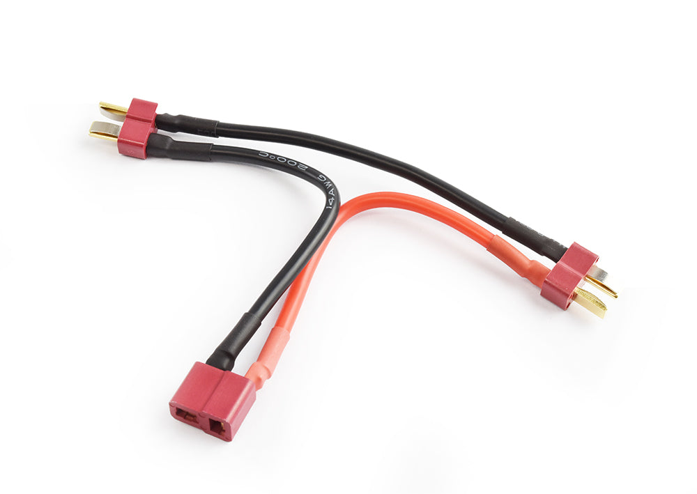Deans 2S Battery Hamess For 2 Packs in series 14AWG