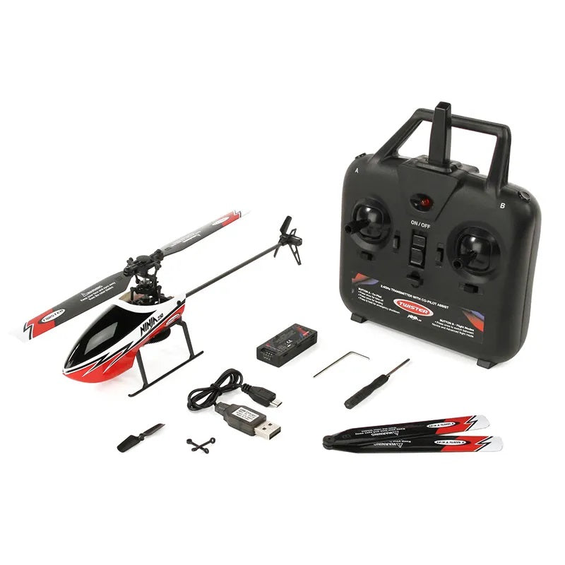 Twister Ninja 250 RTF Beginner RC Helicopter with Stabilisation, Red *IN STOCK*
