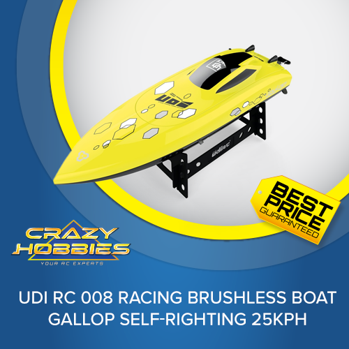UDI RC 008 Racing Brushless Boat GALLOP Self-Righting 25Kph *SOLD OUT*