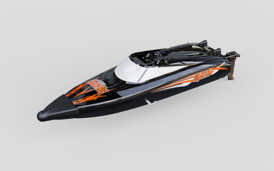 UDI RC 13" Skater RC Boat (Self-Righting 25kph) BLACK RTR *IN STOCK*